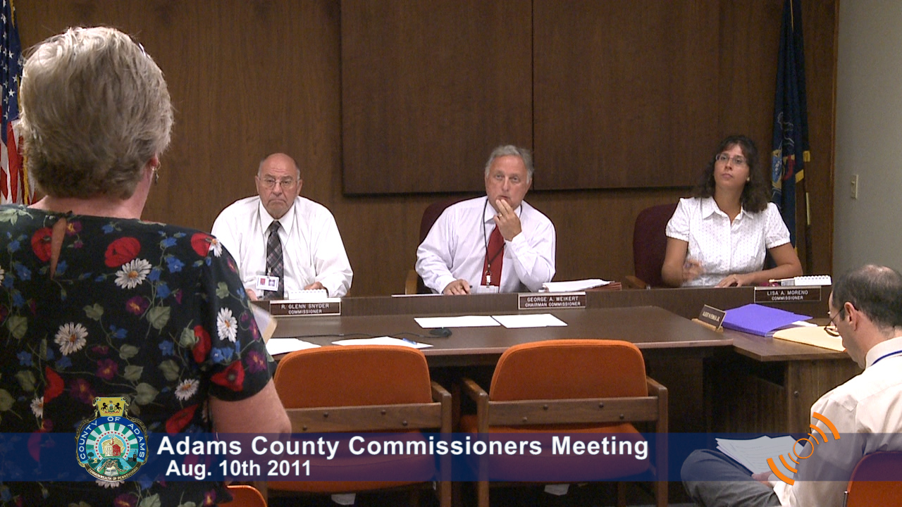 Commissioners Meeting – July 27th 2011