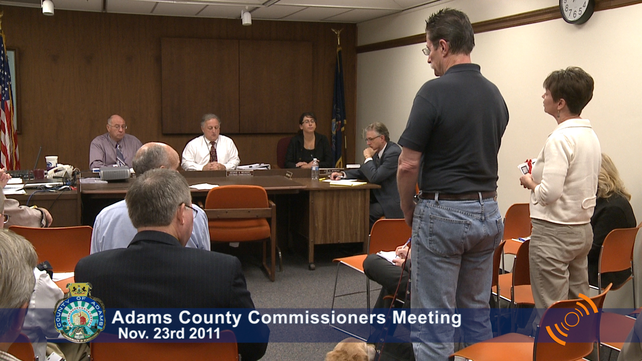 Commissioners Meeting – Nov. 23rd 2011