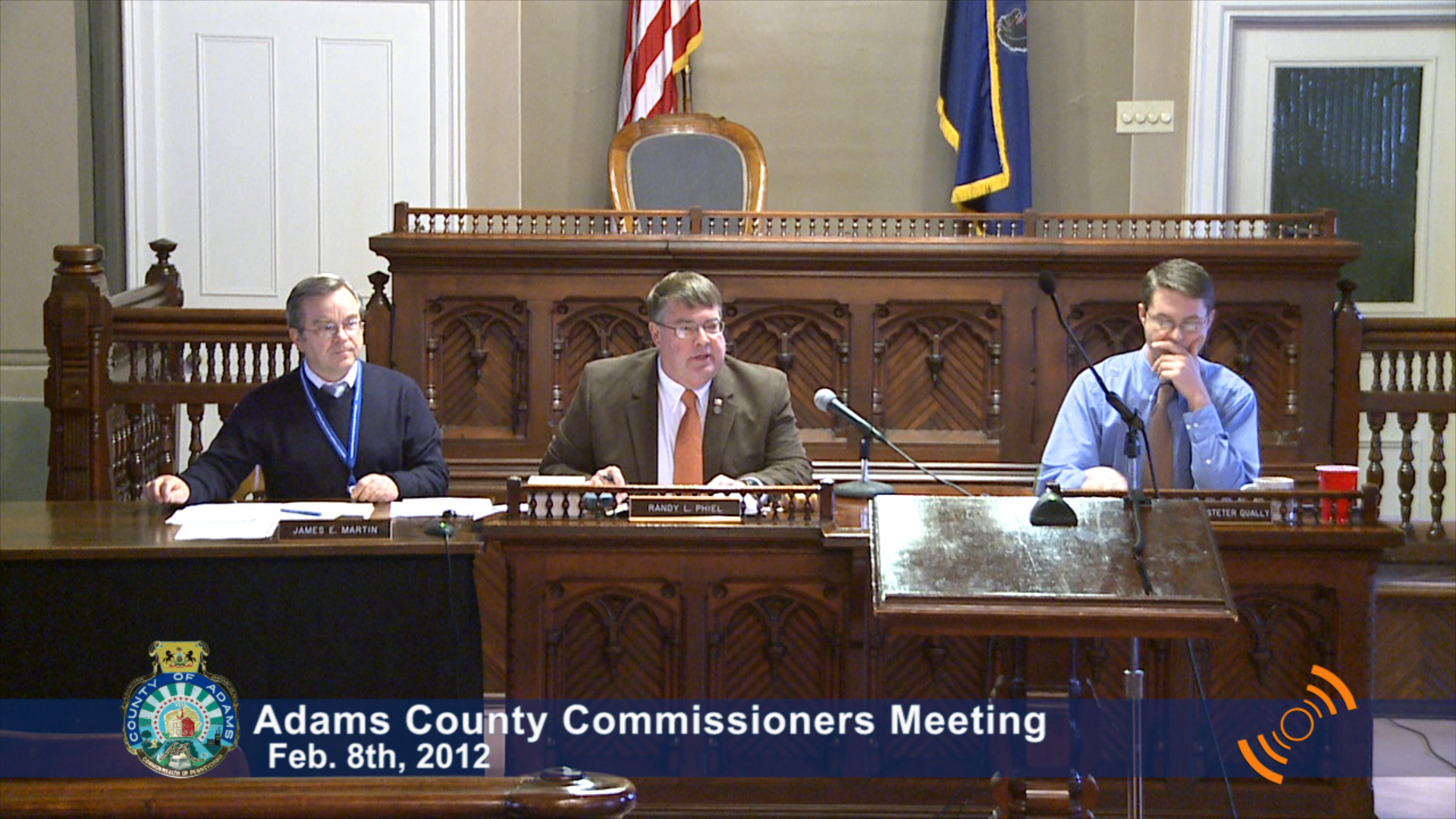 County Commissioners Meeting – Feb. 8th 2012