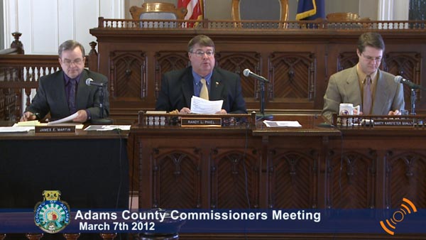County Commissioners Meeting – March 7th, 2012