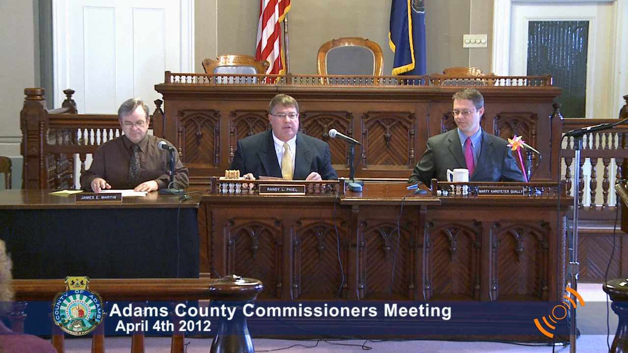 County Commissioners Meeting – April 4th, 2012