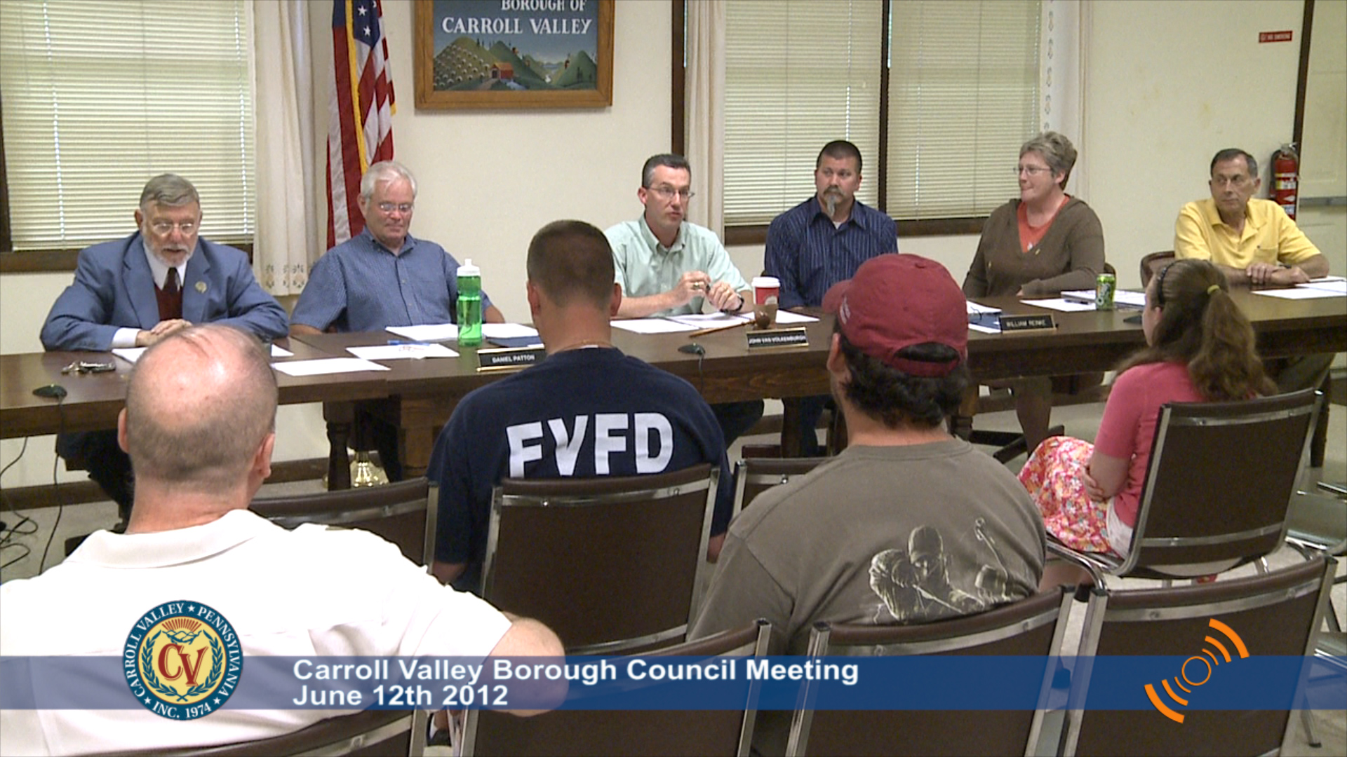 Carroll Valley Borough Council Meeting – June 2012