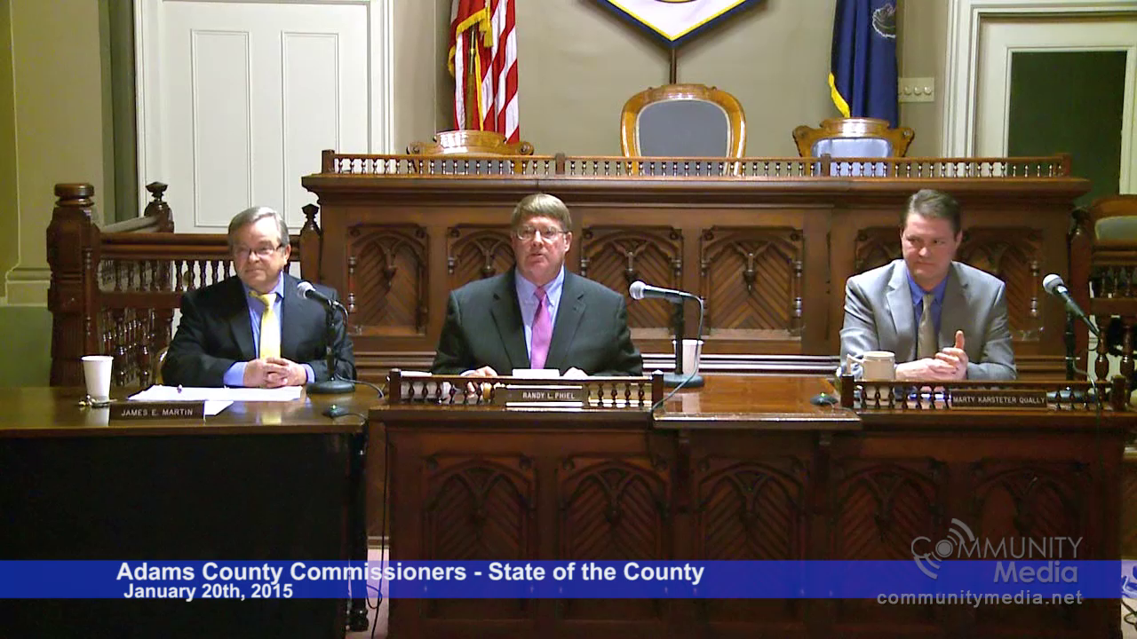 Commissioners – State of the County – 1/20/2015