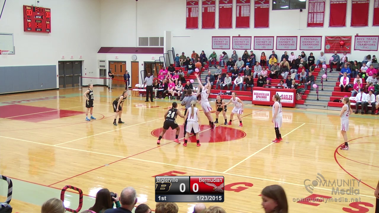 Biglerville @ Bermudian Springs – Girls High School Basketball 1/23/2015