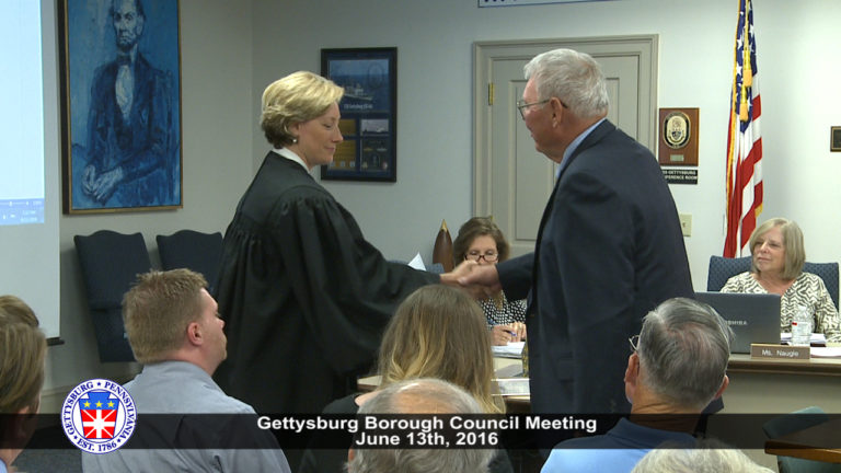 Gettysburg Borough Council 6/13/2016