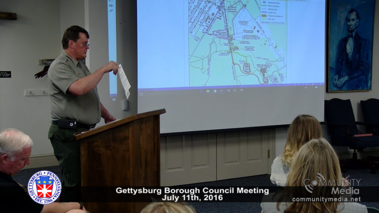 Gettysburg Borough Council 7/11/2016