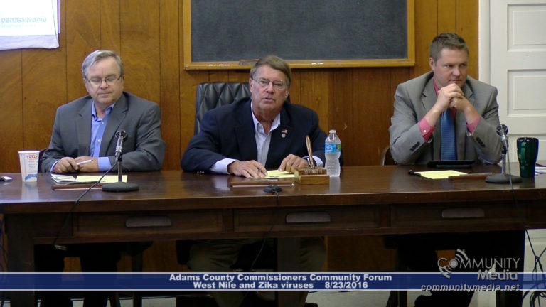 County Commissioners Community Forum – West Nile and Zika viruses – 8/23/2016