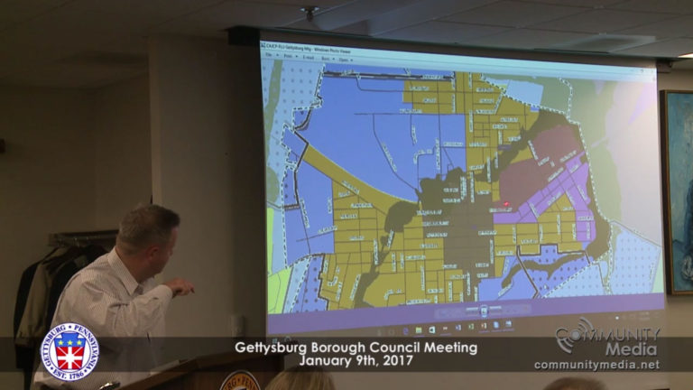 Gettysburg Borough Council Meeting – 01/09/2017
