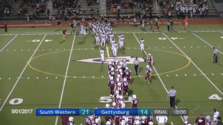 South Western @ Gettysburg – High School Football – 9/1/2017