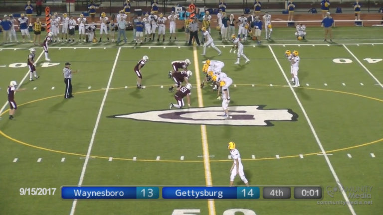 Waynesboro @ Gettysburg – High School Football – 9/15/2017