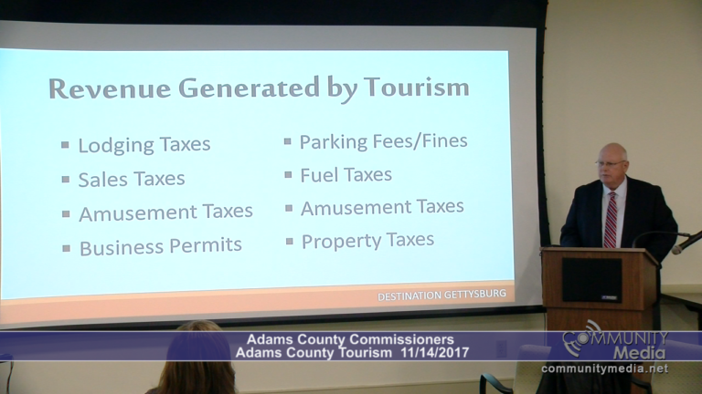 Adams County Commissioners – Adams County Tourism – 11/14/2017