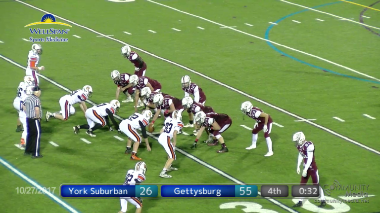 York Suburban @ Gettysburg – High School Football – 10/27/2017