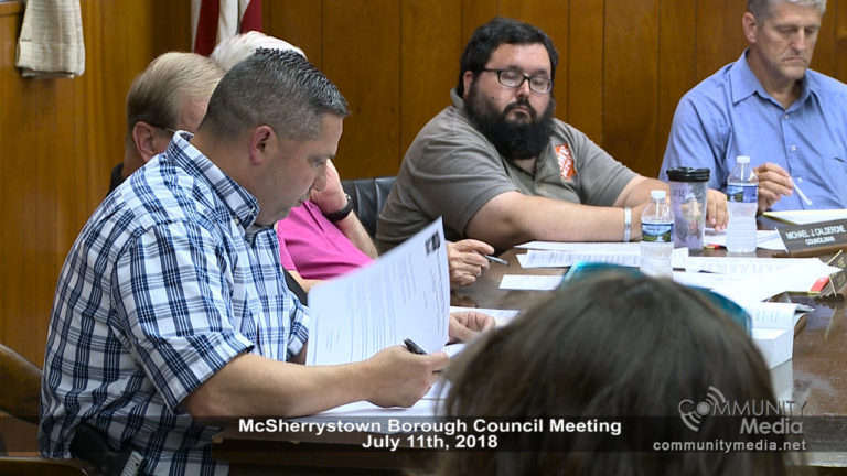 McSherrystown Borough Council Meeting – 7/11/2018