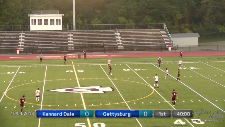 Kennard Dale at Gettysburg – Boys Soccer – 10/4/2018