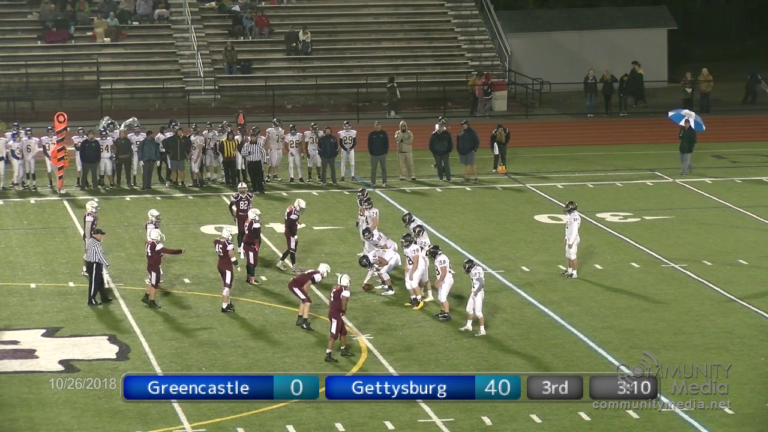Greencastle-Antrim @ Gettysburg – High School Football – 10/26/2018
