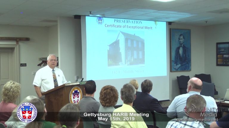 HARB Meeting & Preservation Awards 5/15/2019