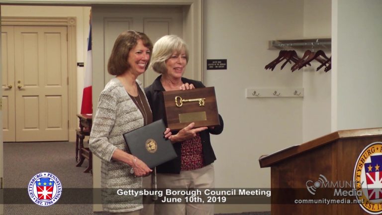 Gettysburg Borough Council Meeting – 6/10/2019