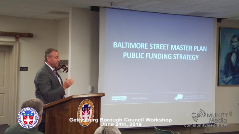Gettysburg Borough Council Workshop Meeting – 6/24/2019