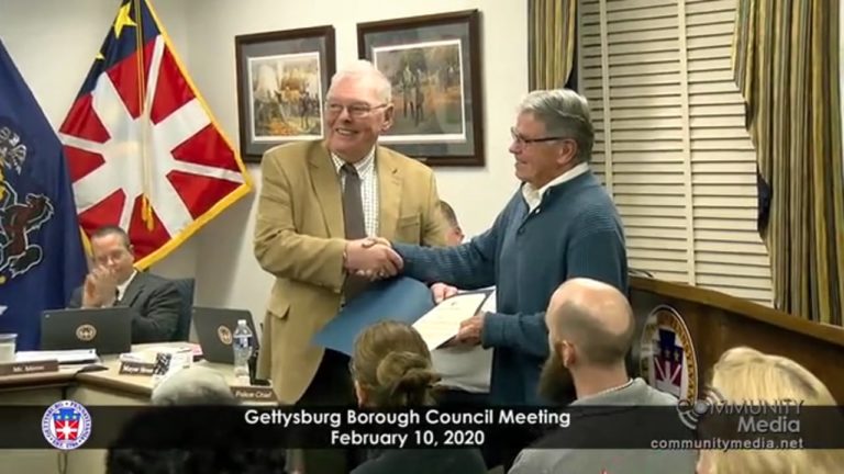 Gettysburg Borough Council Meeting – 2/10/2020