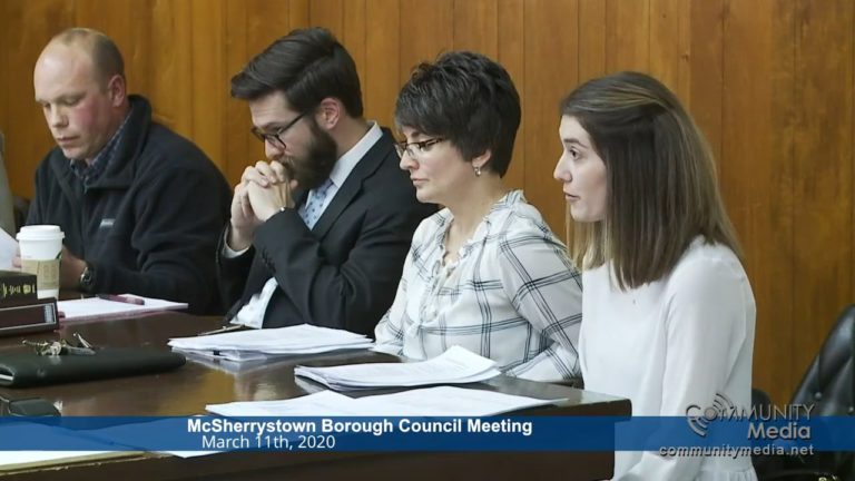 McSherrystown Borough Council Meeting – 3/11/2020