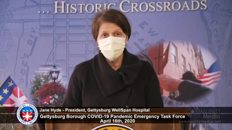 Gettysburg Borough COVID-19 Pandemic Emergency Task Force Press Conference