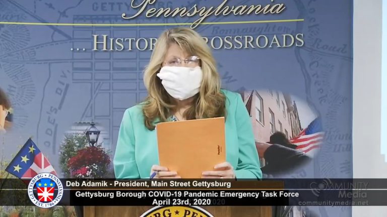 Gettysburg Borough COVID-19 Pandemic Task Force April 23, 2020