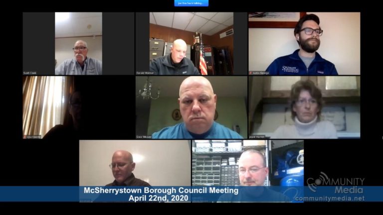 McSherrystown Borough Council Meeting – 4/22/2020