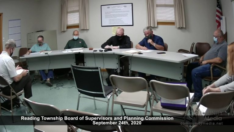 Reading Township – 9/24/2020