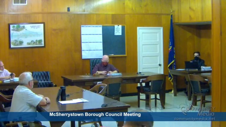 McSherrystown Borough Meeting -9/9/2020