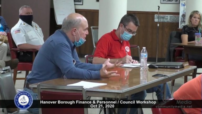 Hanover Borough Council Workshop /Finance and Personnel Committee October, 21st 2020