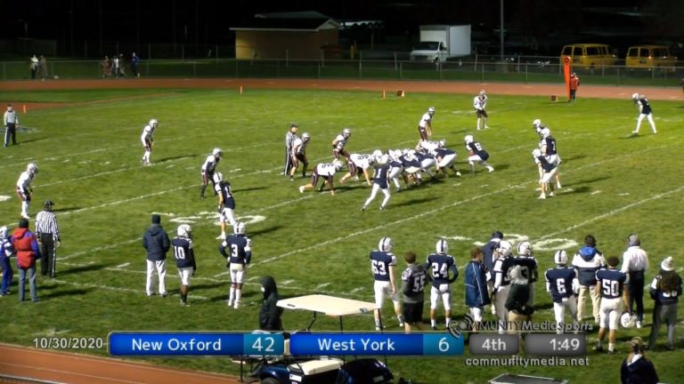 High School Football – 10/30/2020 NewOxford @ West York
