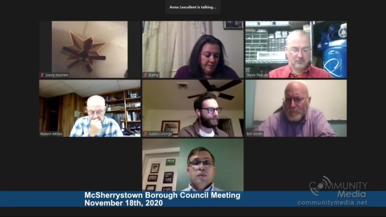 McSherrystown Borough Council Meeting – 11/18/2020