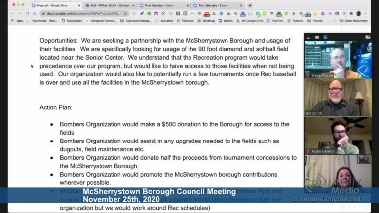 McSherrystown Borough Council – 11/25/2020