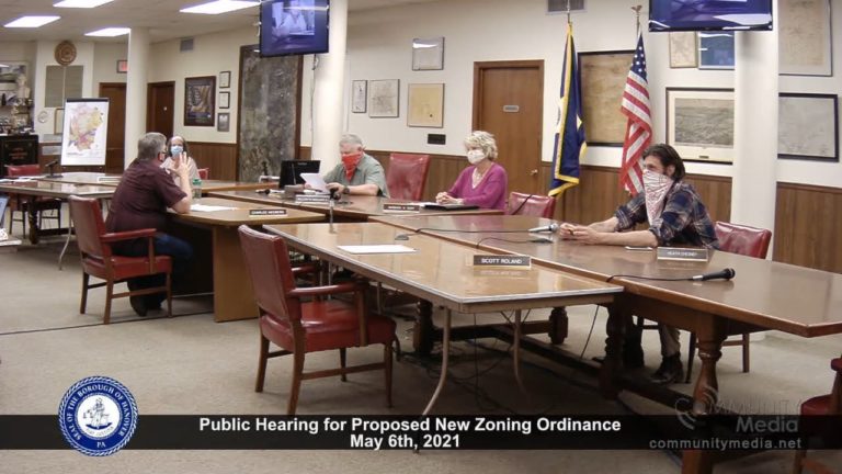 Hanover Borough Public Hearing for Proposed New Zoning Ordinance – 5/6/2021
