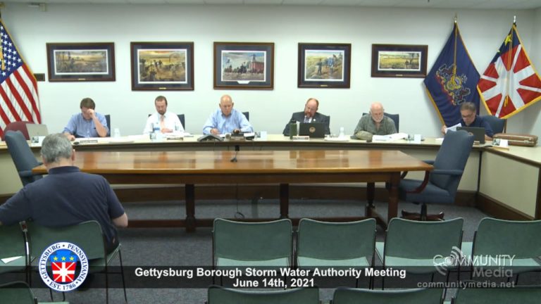 Gettysburg Stormwater Authority Meeting – 6/14/2021