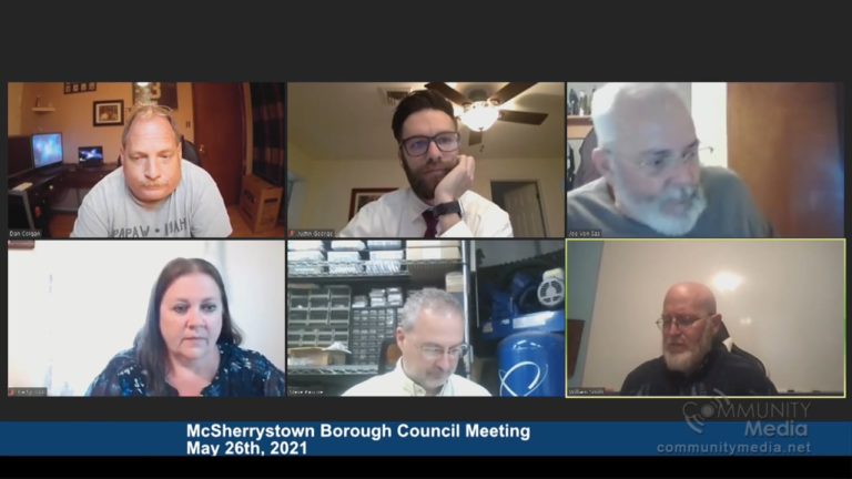 McSherrystown Borough Council Meeting – 5/26/2021