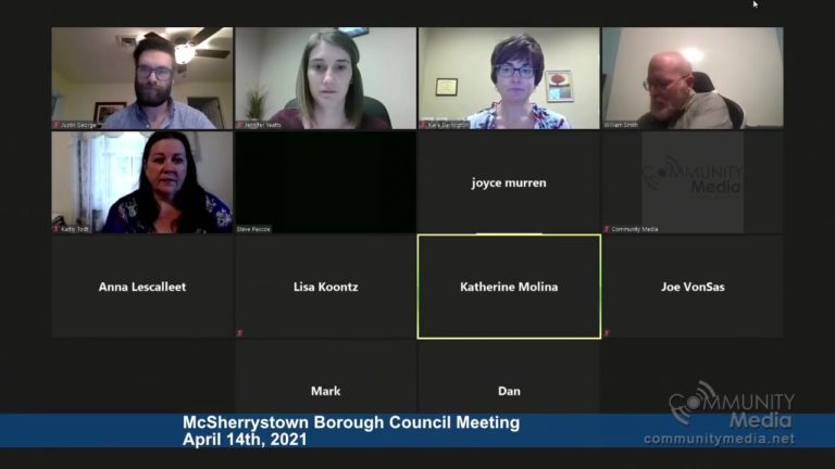 McSherrystown Borough Council Meeting – 4/14/2021