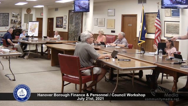 Hanover Borough Council Meeting – 7/21/2021