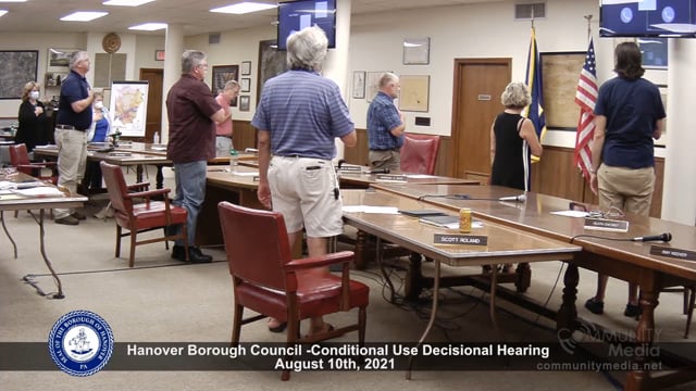 Hanover Borough Council – 8/10/2021