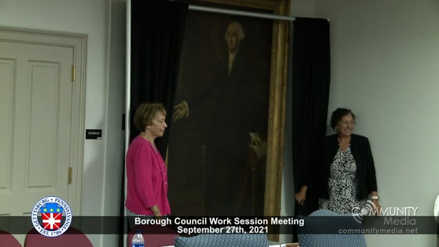 Gettysburg Borough Council Meeting – 9/27/2021
