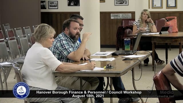 Hanover Borough Council Meeting – 8/18/2021