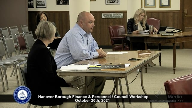 Hanover Borough Council Meeting – 10/20/2021