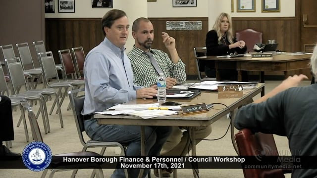 Hanover Borough Council Meeting – 11/17/2021