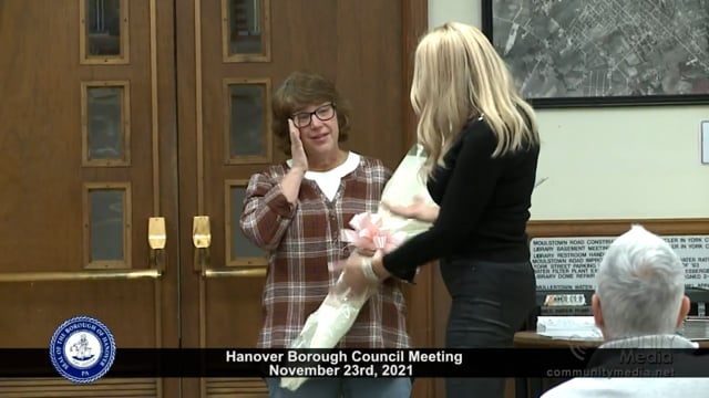Hanover Borough Council Meeting – 11/23/2021