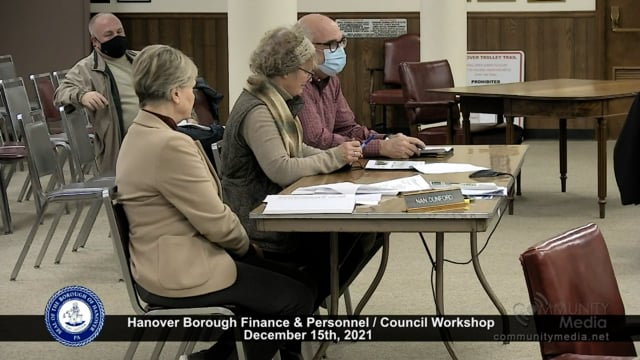 Hanover Borough Council Meeting – 12/15/2021