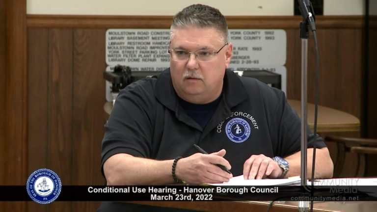 Hanover Borough – Conditional Use Hearing 3/23/2022