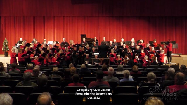 Gettysburg Civic Chorus Presents Remembering Decembers 2022
