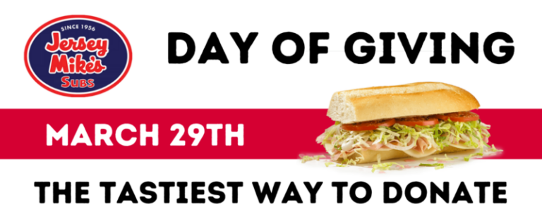 Local Nonprofit – South Central Community Action Programs, Inc. to benefit from Jersey Mike’s 100% Day of Giving on Wednesday, March 29th in both  Chambersburg and Gettysburg