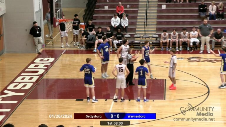 Boys Basketball – Waynesboro @ Gettysburg – 01/26/2024