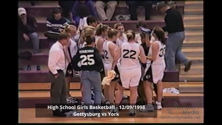 Girls Basketball – Gettysburg vs York – 12/09/1998